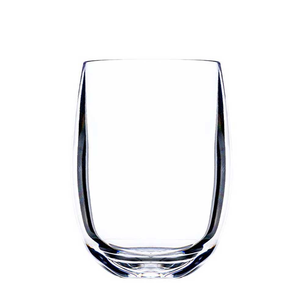 Acrylic Stemless Wine Glass, 13 oz.