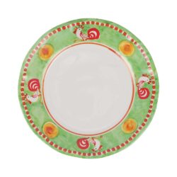 Vietri Campagna Melamine Dinner Plate, Gallina