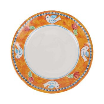Vietri Campagna Melamine Dinner Plate, Uccello