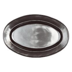 Pewter Stoneware 15′ Oval Platter