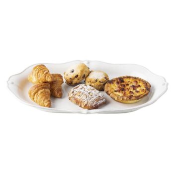 Berry & Thread 20″ Platter – Whitewash