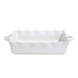 Scallop Rectangular Baker, Large