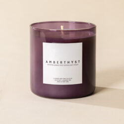 Poured Amberthyst Candle